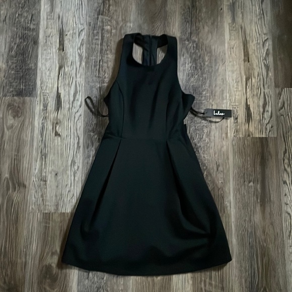 Cutout and About Black Skater Dress Lulus - Picture 4 of 8